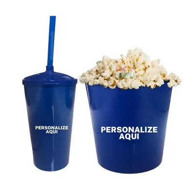 Almofada de Pipoca Azul 