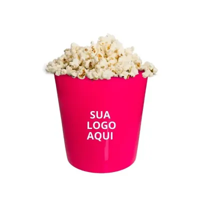 Balde para Pipoca 2,5l Rosa