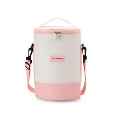 Bolsa térmica rosa personalizada