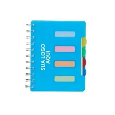 Caderno com divisória personalizado