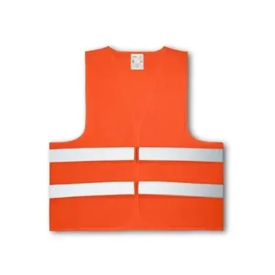 Colete personalizado laranja - frente