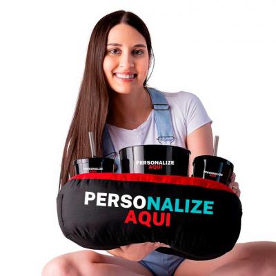 Almofada de Pipoca Bicolor Toda Personalizada