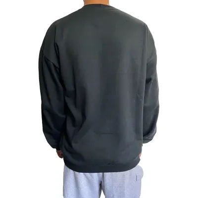 Blusão de Moletom Preto - costas