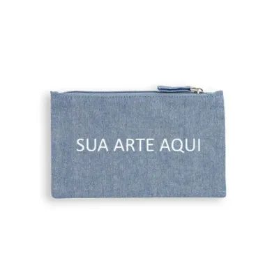 Necessaire Algodão Azul