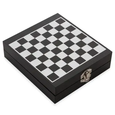 Estojo tabuleiro de xadrez