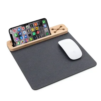 Mouse Pad com suporte para celular
