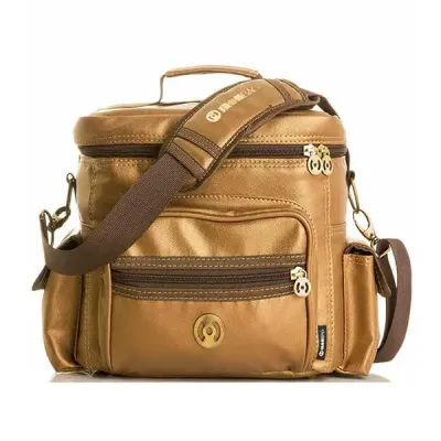 Bolsa Térmica Iron Bag Premium Ouro Velho G na frente