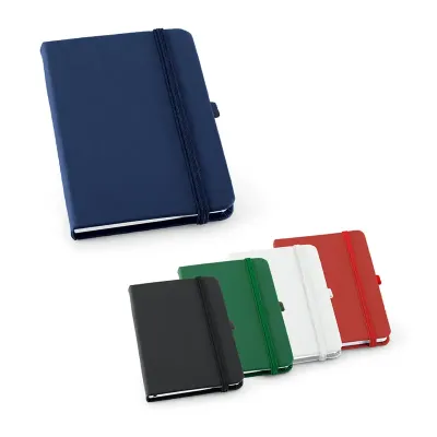 Caderno A6 com capa dura - várias cores