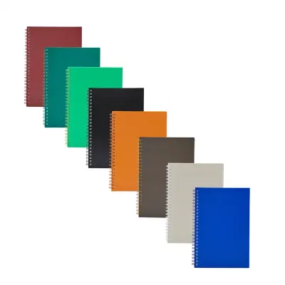 Cadernos A5 Plásticos em várias cores