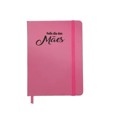Mini Caderneta Sintética Brilhante Dia das Mães