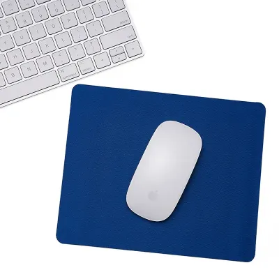  Mouse pad retangular de tecido azul