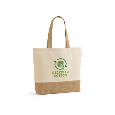 Ecobag Algodão Barra em Juta  com logo