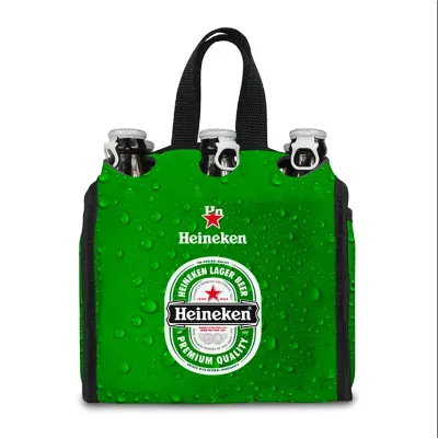Cooler 6 garrafas com personalização Heineken