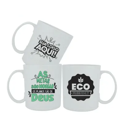 Canecas de Café Eco 400ml Personalizadas