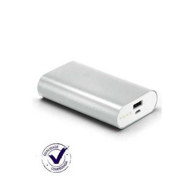 Carregador Portátil em Alumínio com 02 Baterias