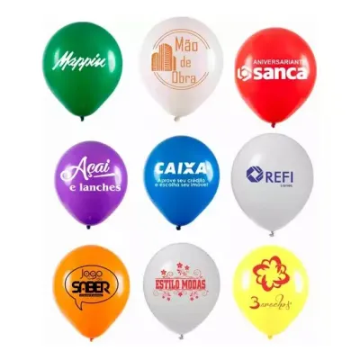 Balão metalizado com personalização