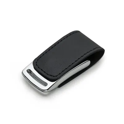 Pen drive de sintético preto: fechado