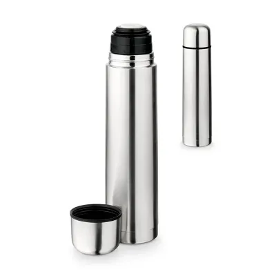 garrafa em aço inox com parede dupla isolada a vácuo