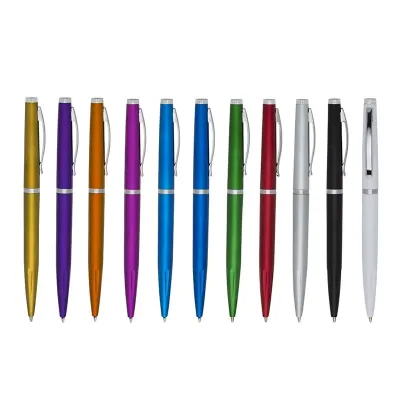 Caneta Plástica; várias cores