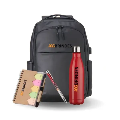 Kit Boas Vindas com Mochila personalizada