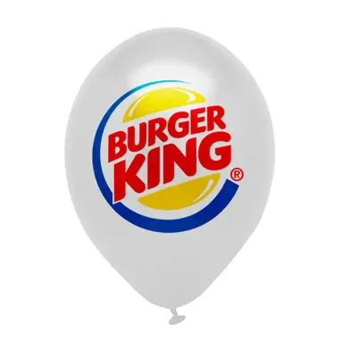 Balão branco personalizado 