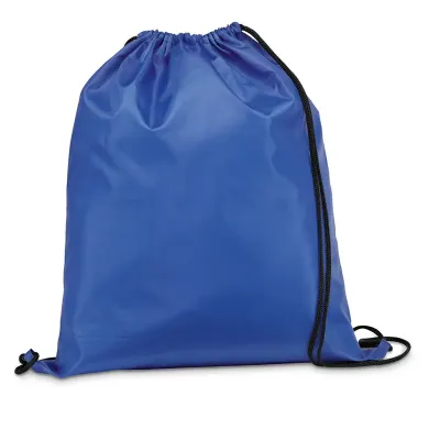 Sacola tipo mochila azul
