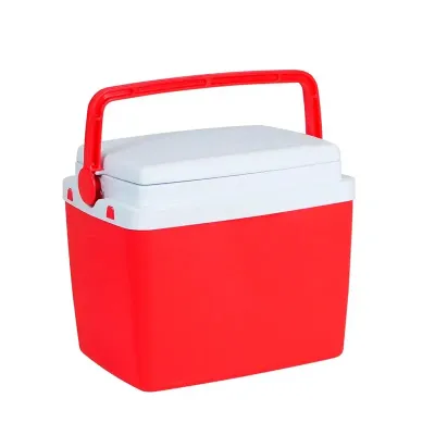 Caixa cooler térmico vermelha