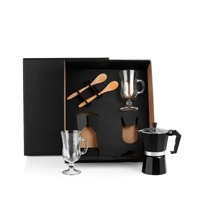Kit para café com cafeteira personalizado