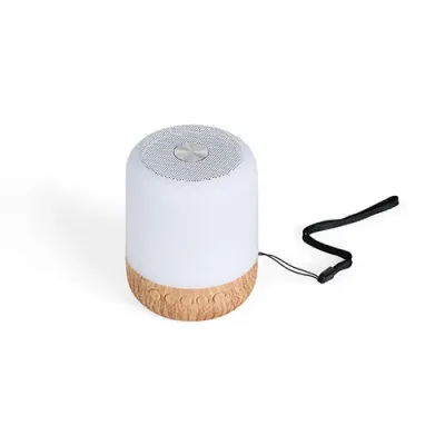 Caixa de som multimídia com luzes, material plástico