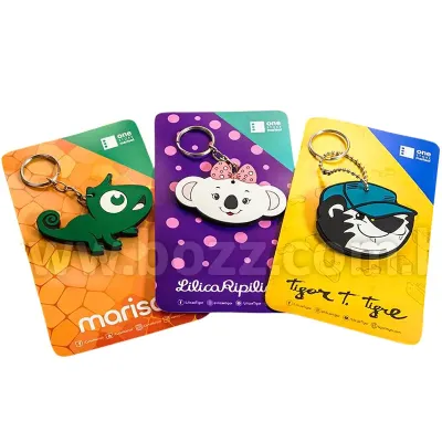 Chaveiros Emborrachados com relevos