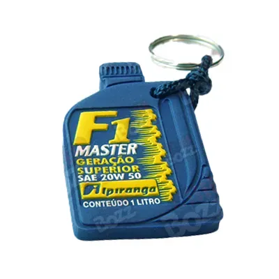 Chaveiro Emborrachado com relevo