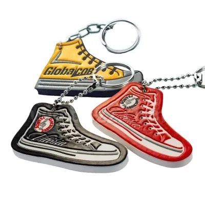 Chaveiro Emborrachado - formato Tênis