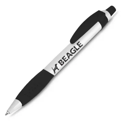 Caneta plástica Preta