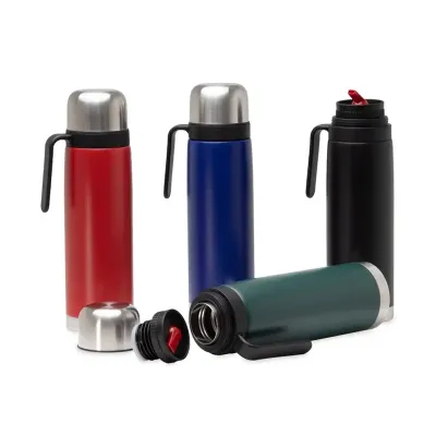 Garrafa Térmica Inox - opções de cores