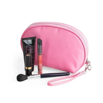 Necessaire Nylon Impermeável Rosa