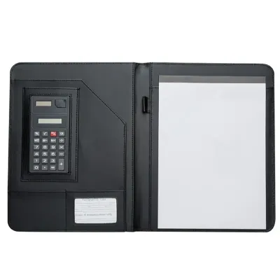 Pasta convenção de sintético, possui calculadora solar p