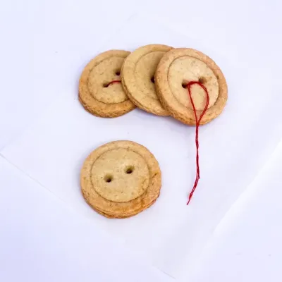 Biscoito formato Botao - Kit