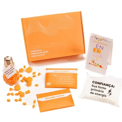 Caixa Box Experience Energia - laranja