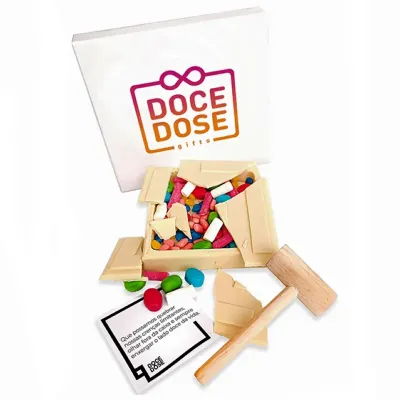 Caixa quebra chocolate branco quebra paradigmas