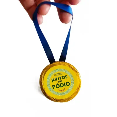 Medalha de Chocolate Personalizada