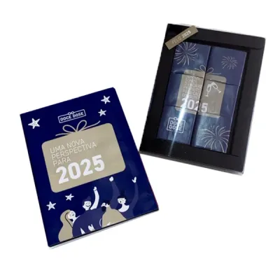 Quebra Cabeca de Chocolate com Capa Natal