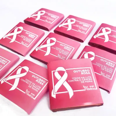 Tablete de Chocolate Outubro Rosa 2