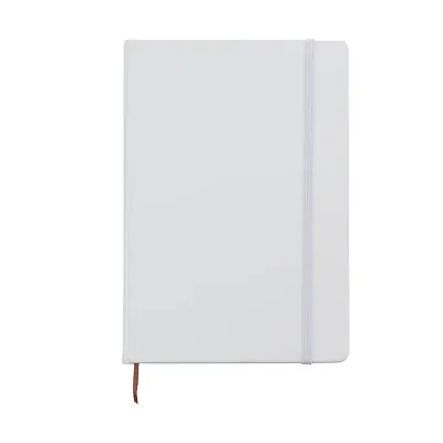 Caderneta de sintético branca