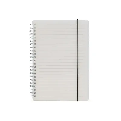 Caderno A5 plástico