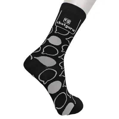 Meia algodão fibra 100%, cano 20 cm 