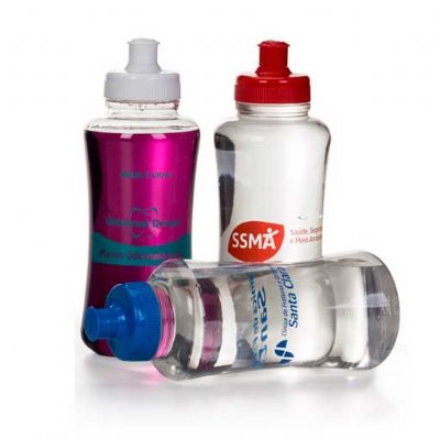 Squeeze Plástico com Filtro Personalizado | Squeeze personalizado. Ecológico vem com um filtro que garante maior pureza à água.
