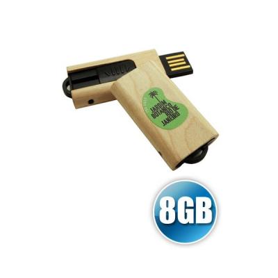 Pen drive de Madeira 8GB Personalizado