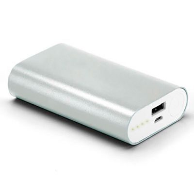 Portátil em Alumínio com 02 Baterias | Bateria Externa Portatil Iphone