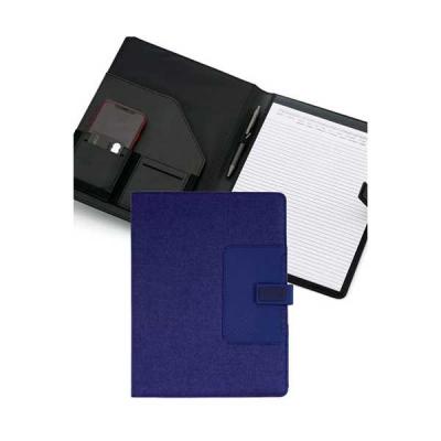 Pasta Empresarial Azul Personalizada