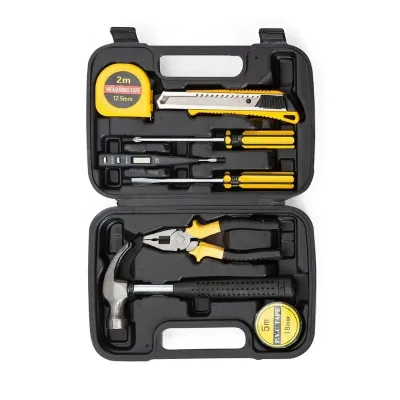 Kit ferramenta 8 peças em estojo plástico.